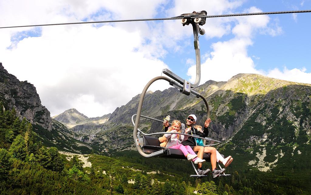 Bungalovy Fis Economy Villa Štrbské Pleso Buitenkant foto